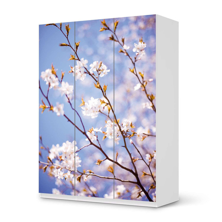 Folie IKEA Pax Schrank 201cm Höhe - 3 Türen - Apple Blossoms - CR105735