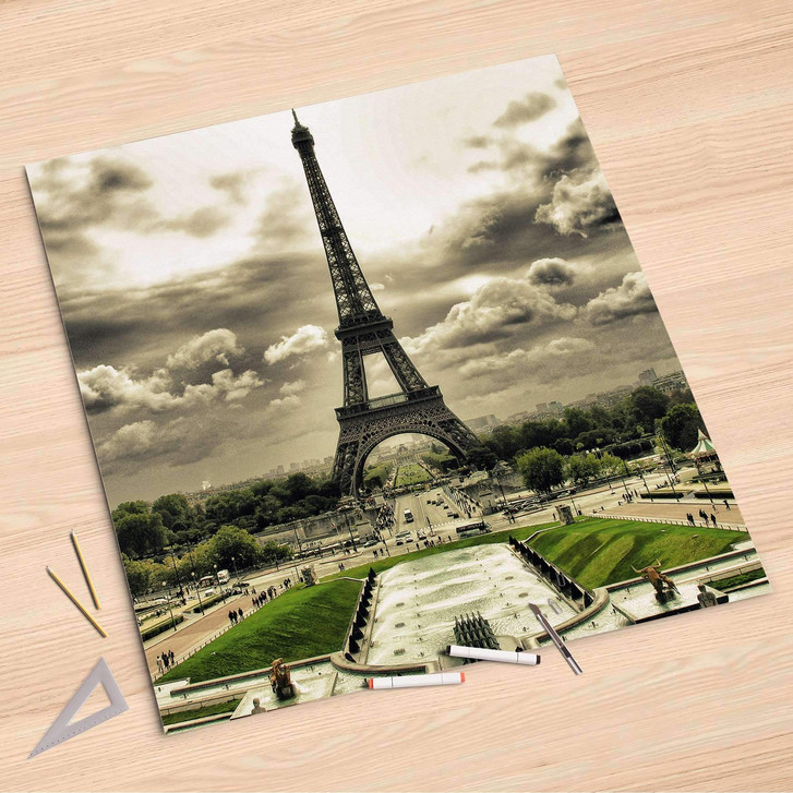 Folienbogen (90x90cm) - Eiffel Tower - CR107538