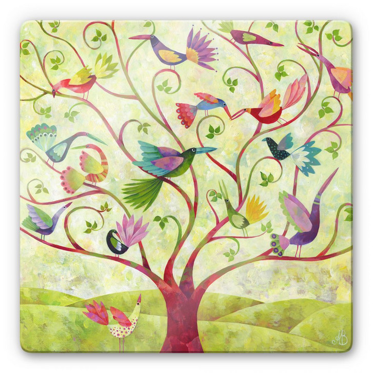 Glasbild Blanz - Exotische Vögel - WA120951