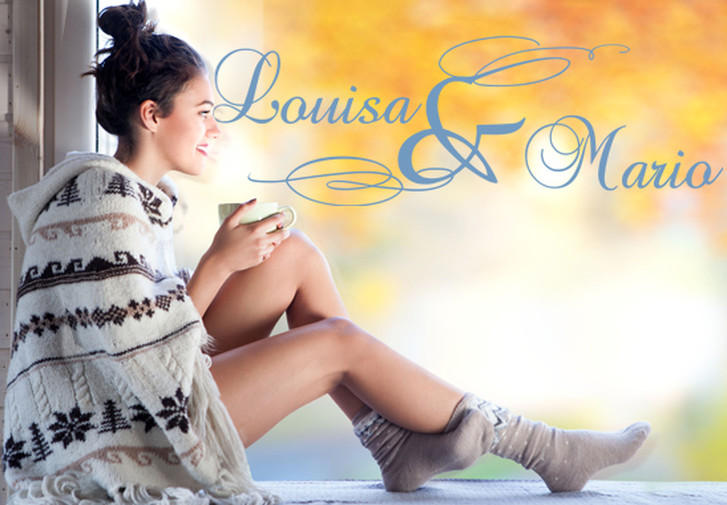 Glasdekor Wunschtext Traumpaar - CG10206