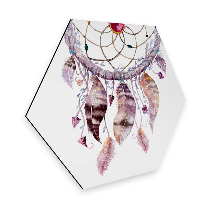 Hexagon - Alu-Dibond - Kvilis - Traumfänger - WA262817