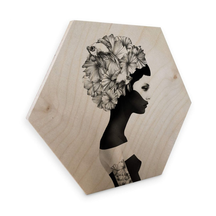 Hexagon - Holz Birke-Furnier Ireland - Marianna - WA299638