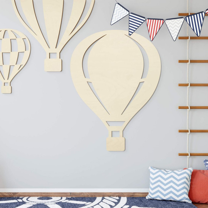 Holzdeko Pappel - Heissluftballon - WA309905