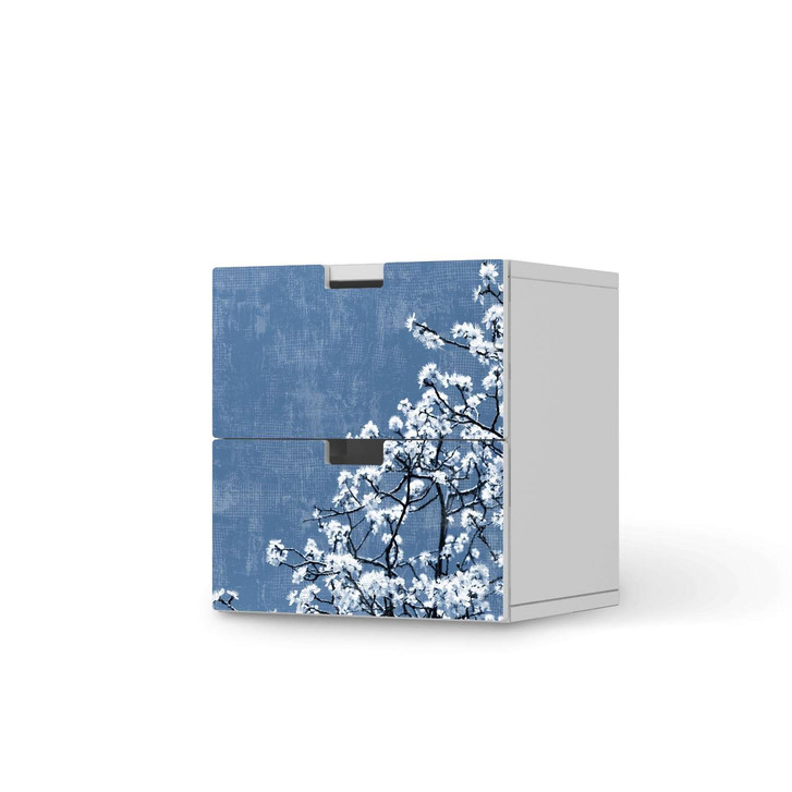 Klebefolie IKEA Stuva / Malad Kommode - 2 Schubladen - Spring Tree - CR110383