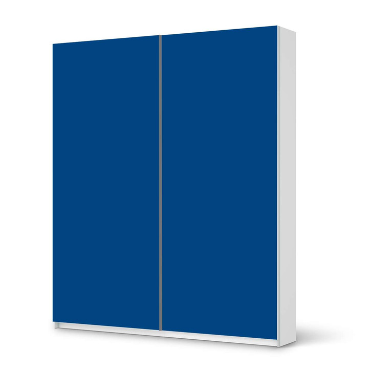 Möbelfolie IKEA Pax Schrank 236cm Höhe - Schiebetür - Blau Dark - CR116948