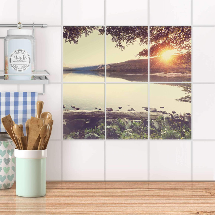 Fliesenaufkleber hoch - Seaside Dreams - 6er Set - CR100688