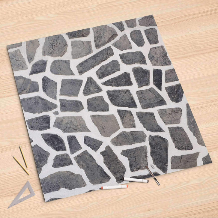 Folienbogen (90x90cm) - Steinmosaik - CR107676