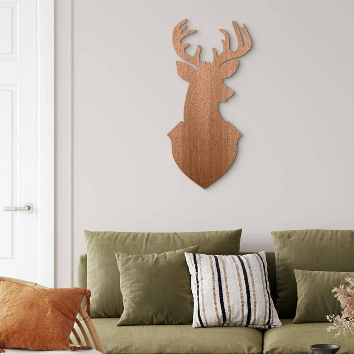 Holzdeko Mahagoni - Hirsch - WA333192