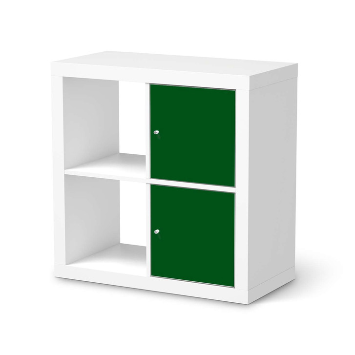 Klebefolie IKEA Expedit Regal 2 Türen (hoch) - Grün Dark - CR109376