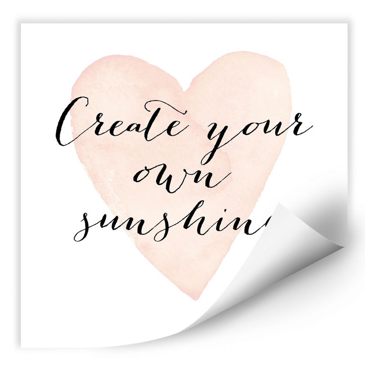 Wallprint Confetti & Cream - Create your own sunshine - WA182789
