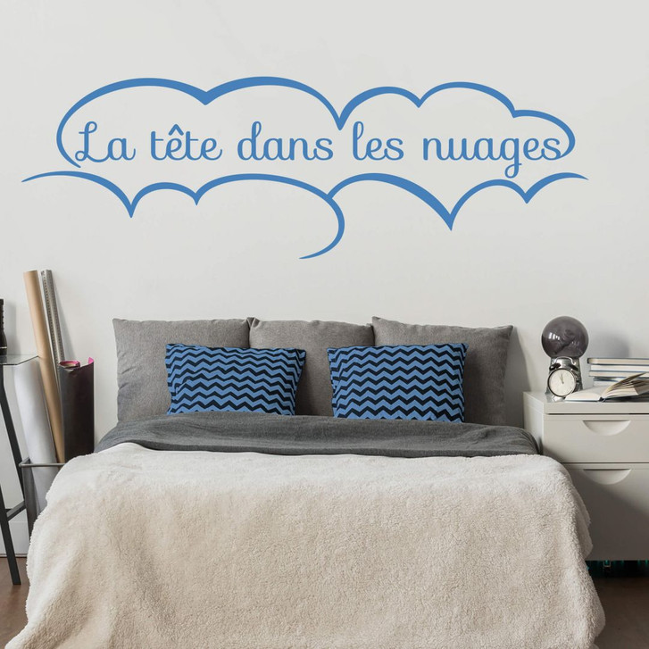 Wandtattoo La tête dans les nuages. - WA213733
