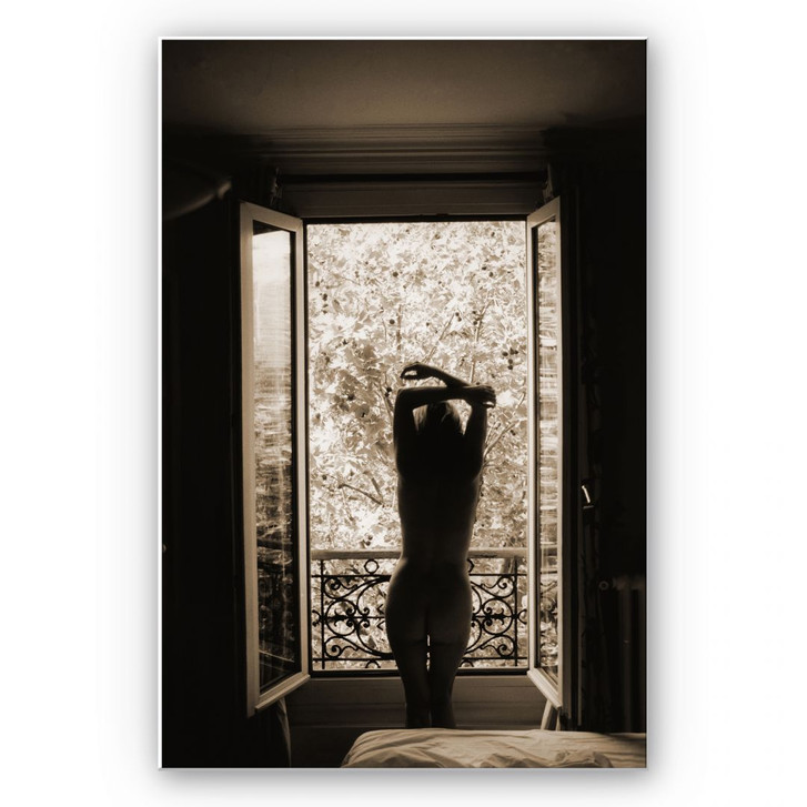 Hartschaumbild Der Blick aus dem Fenster! - WA129795