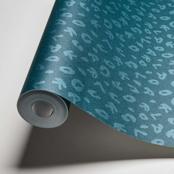 Karl Lagerfeld Wallpaper Vliestapete Leopard grün, metallic - WA306660
