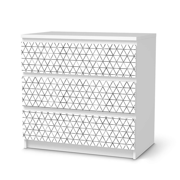 Klebefolie IKEA Malm Kommode 3 Schubladen - Mediana - CR109827