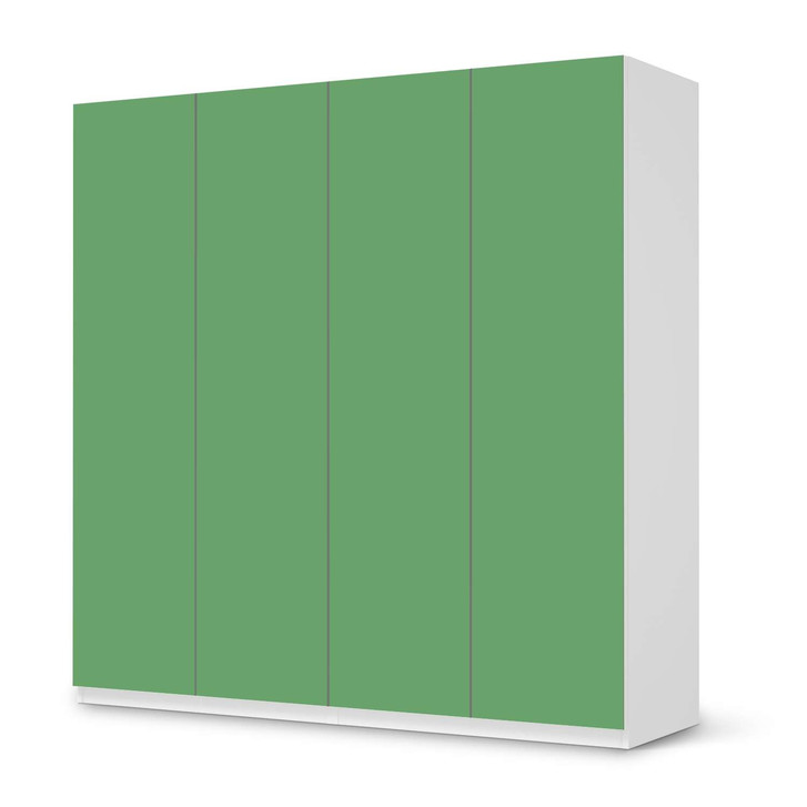Klebefolie IKEA Pax Schrank 201cm Höhe - 4 Türen - Grün Light - CR110947