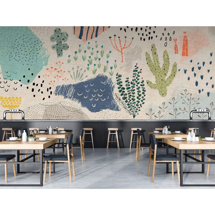 Livingwalls Fototapete Walls by Patel 2 crayon garden 1 - WA264662