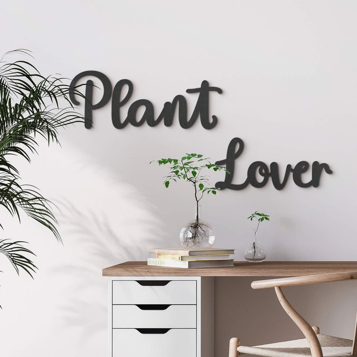 MDF-Deko 3D Schriftzug Plant Lover - WA405665