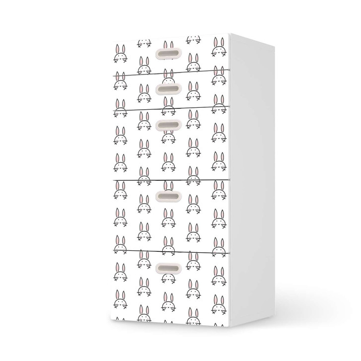 Möbel Klebefolie IKEA Stuva / Fritids Kommode - 5 Schubladen - Hoppel - CR113983