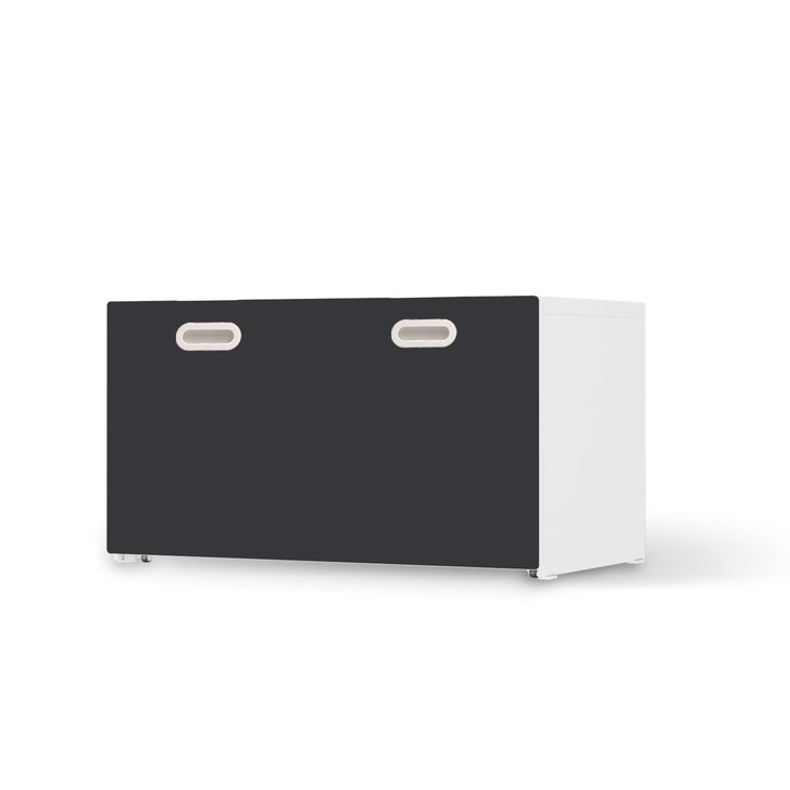 Möbelfolie IKEA Stuva / Fritids Bank mit Kasten - Grau Dark - CR117704