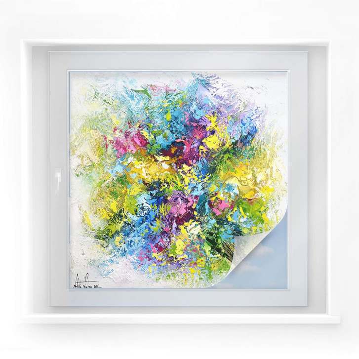 Sichtschutzfolie Fedrau - Lass Blumen sprechen 02 - WA174836