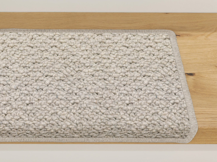 Smilla Wollstufenmatte nach Mass Stufenmatte Rechteckig Wunschmass in Stone - TS555046