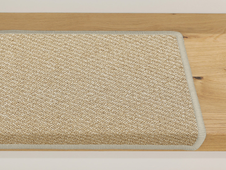 Bijou Loop Stufenmatte Stufenmatte Rechteckig Wunschmass in Sand - TS491178