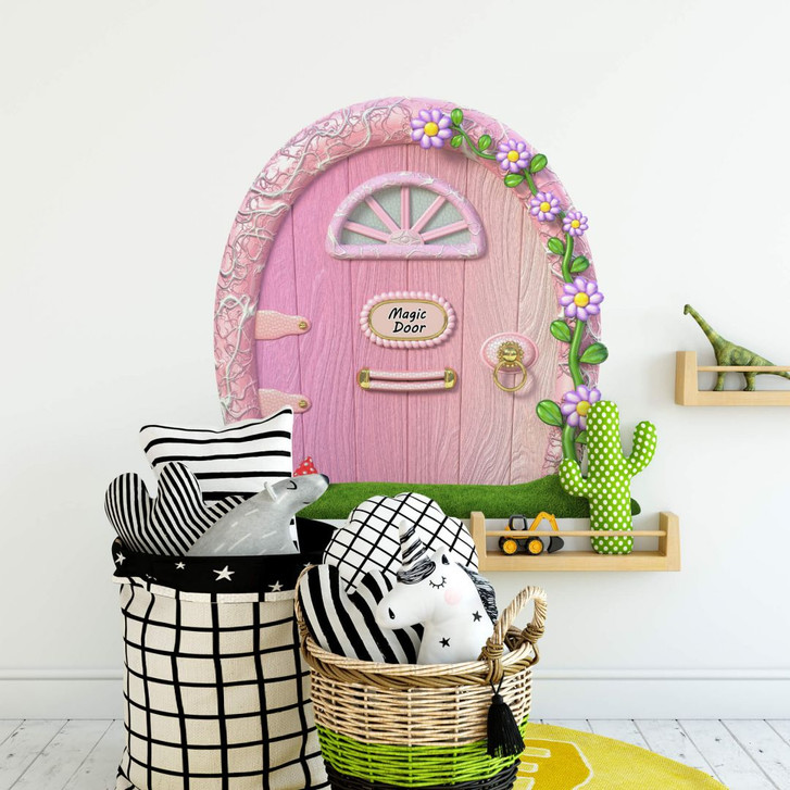 Wandtattoo Agullo - Magische Tuer-rosa - WA242766