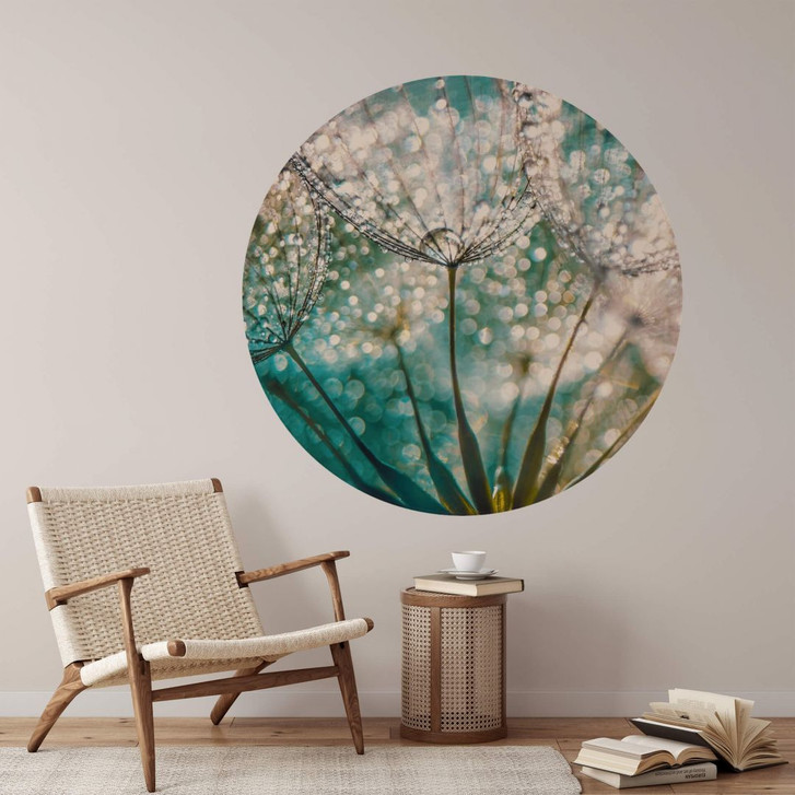 Wandtattoo Delgado - Funkelnde Pusteblumen - Rund - WA383542