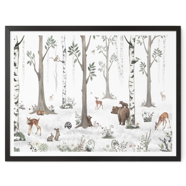 Kinderzimmer Poster Kikki Belle - Schönheit des Waldes - WA356236
