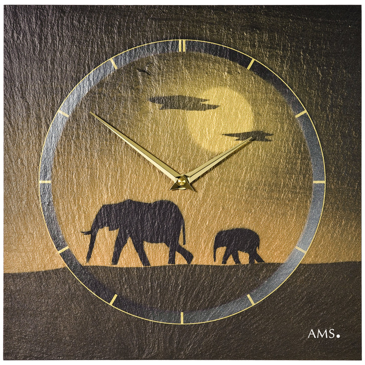 Wanduhr Naturschiefer - UG100487