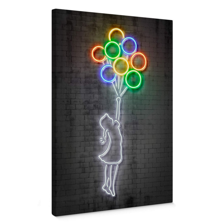 Leinwandbild Mielu - Flying Balloons - WA370225