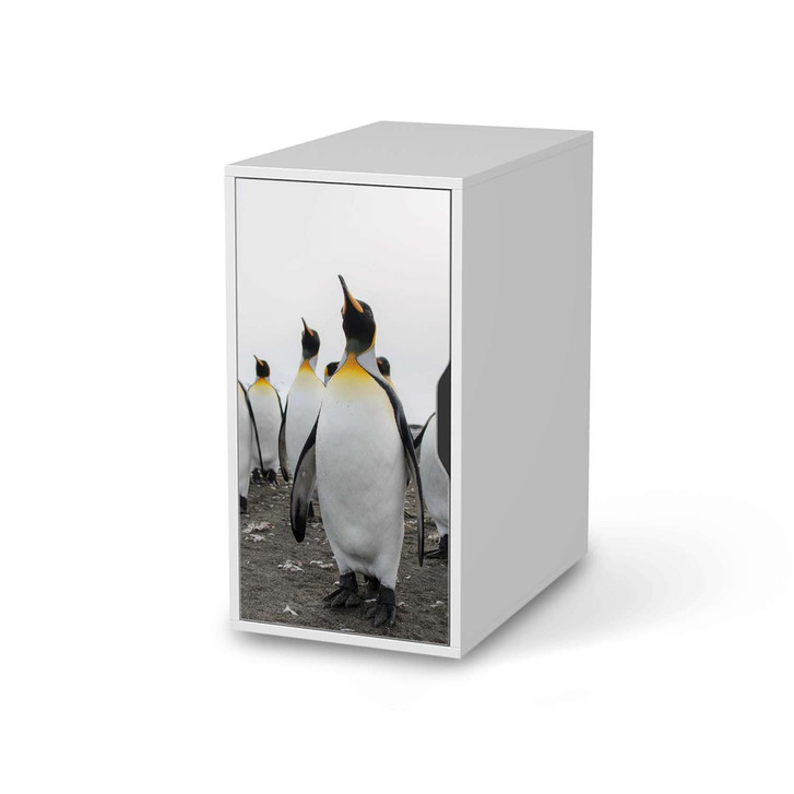 Möbelfolie IKEA Alex Schrank - Penguin Family - CR114343