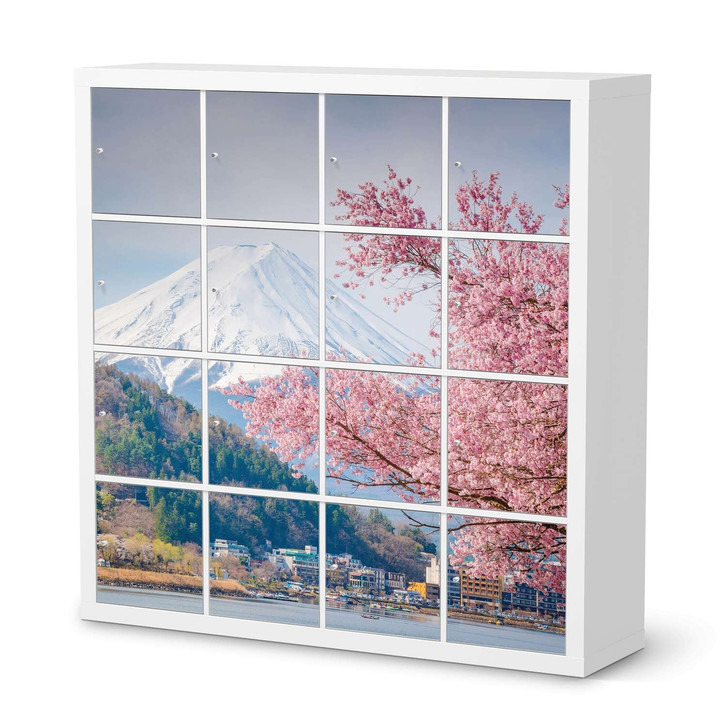Möbelfolie IKEA Kallax Regal 16 Türen - Mount Fuji - CR115236
