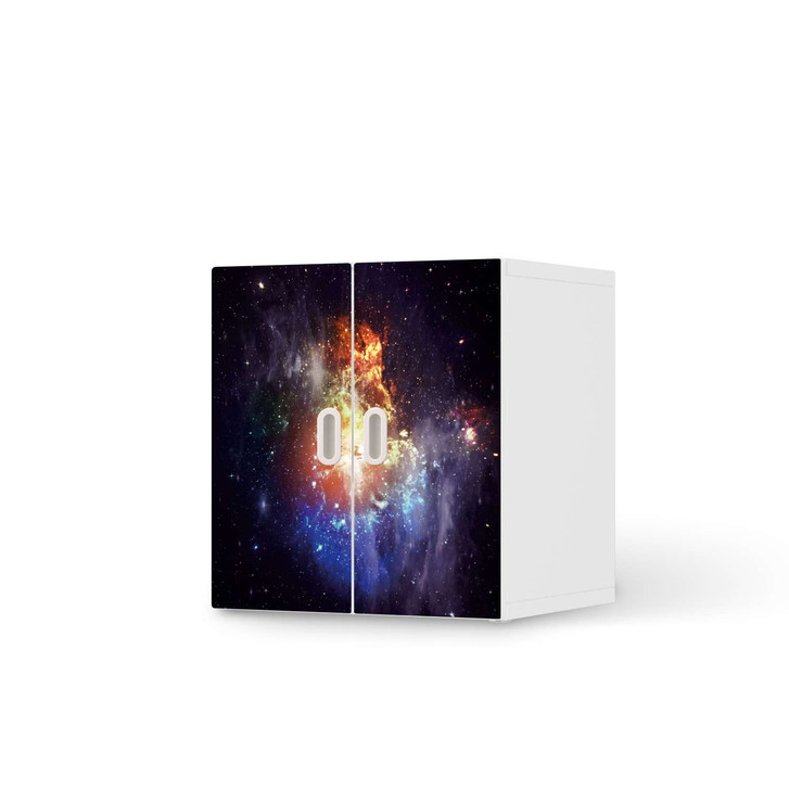 Möbelfolie IKEA Stuva / Fritids Schrank - 2 kleine Türen - Nebula - CR118878