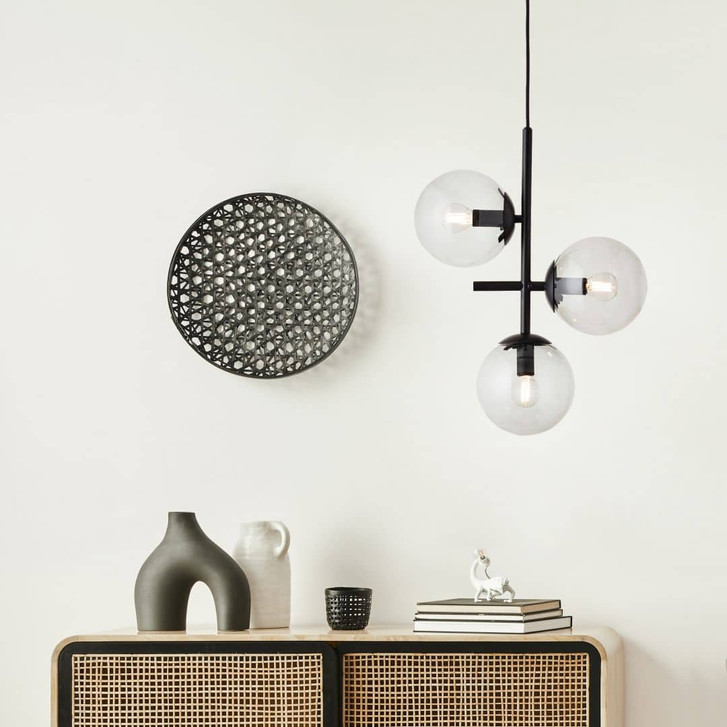 Pendelleuchte Amina, grau, 150.3 x 35.2 cm, Metall Deckenlampe - WA438497
