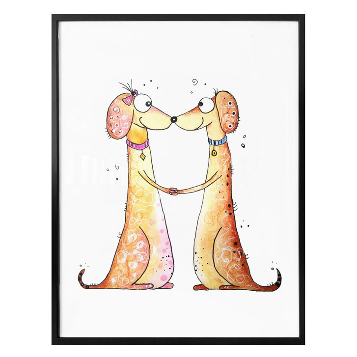 Poster Hagenmeyer - Verliebte Dackel - WA257918