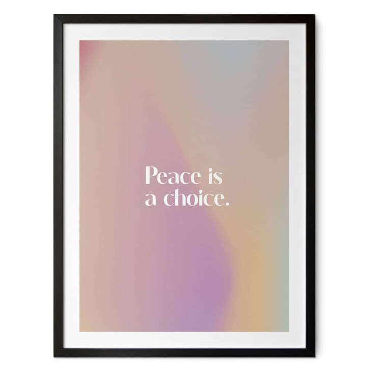 Poster Peace is a choice - Treechild - WA483797