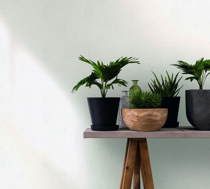 Vliestapete in metallischer Betonoptik weiss Uni - WA446073