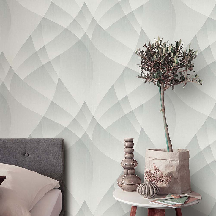 3D Tapete, geometrische Tapete Fashion for Walls 4 von Guido Maria Kretschmer grau - WA397656