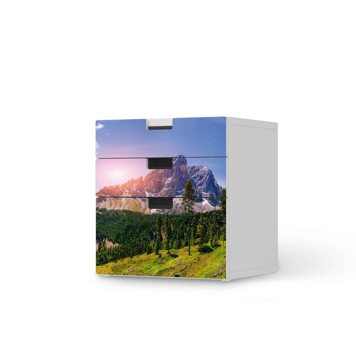 Folie IKEA Stuva / Malad Kommode - 3 Schubladen - Alpenblick - CR105968