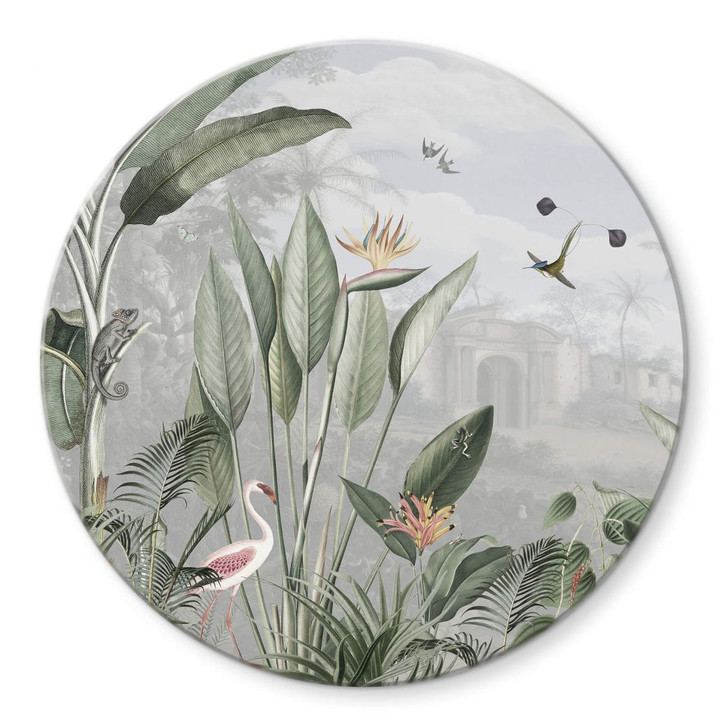 Glasbild Sir Edward - Botanik - Rund - WA354158