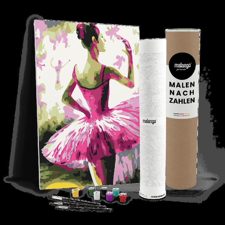 Malen nach Zahlen Leinwandbild - Ballerina Beth - WA447800