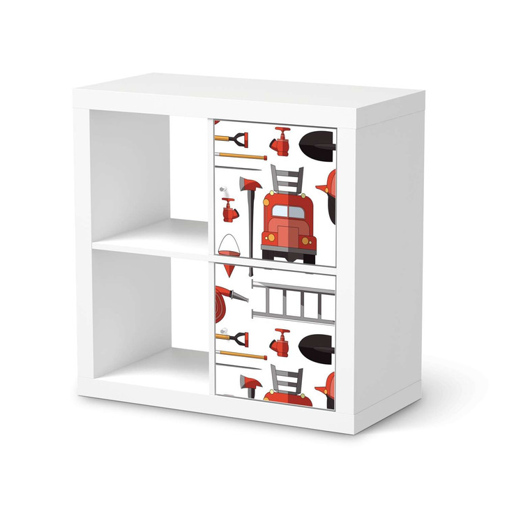 Möbelfolie IKEA Kallax Regal 2 Türen (hoch) - Firefighter - CR115333