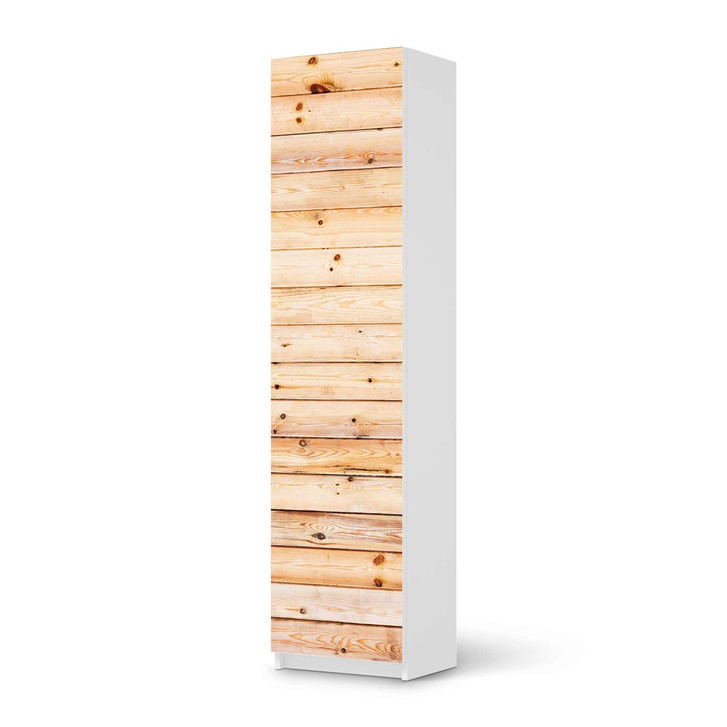 Möbelfolie IKEA Pax Schrank 201cm Höhe - 1 Tür - Bright Planks - CR116705