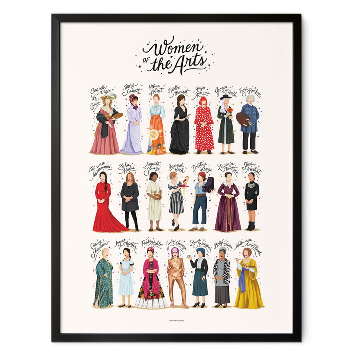 Poster Berühmte Frauen in der Kunst - Tohmé - WA498312