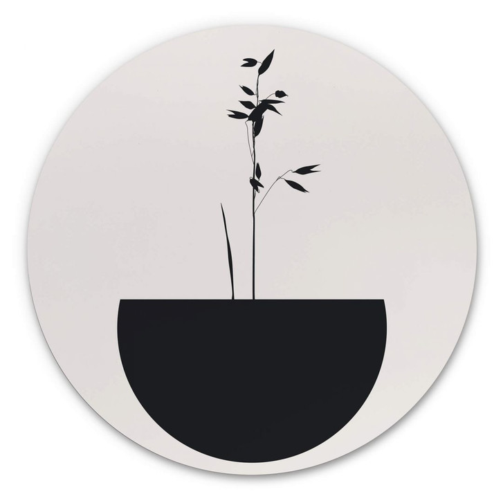 Alu-Dibond Kubistika - Abstracticum - Rund - WA301909