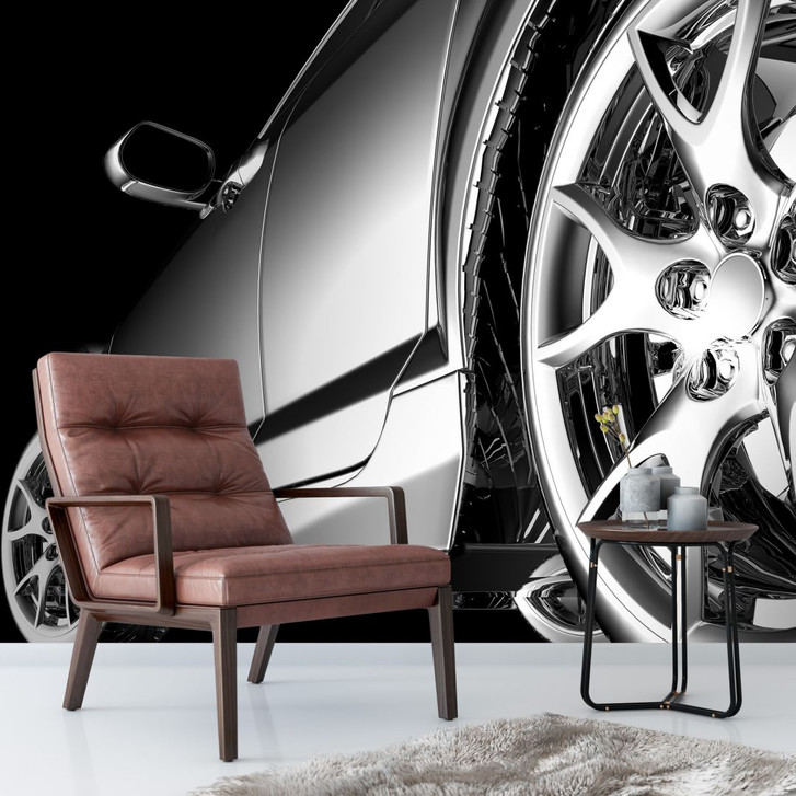 Fototapete Rolling in Chrome - WA227321