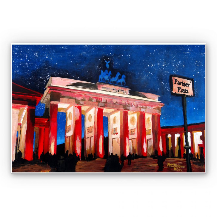 Hartschaumbild Bleichner - Berlin unterm Sternenhimmel - WA129545