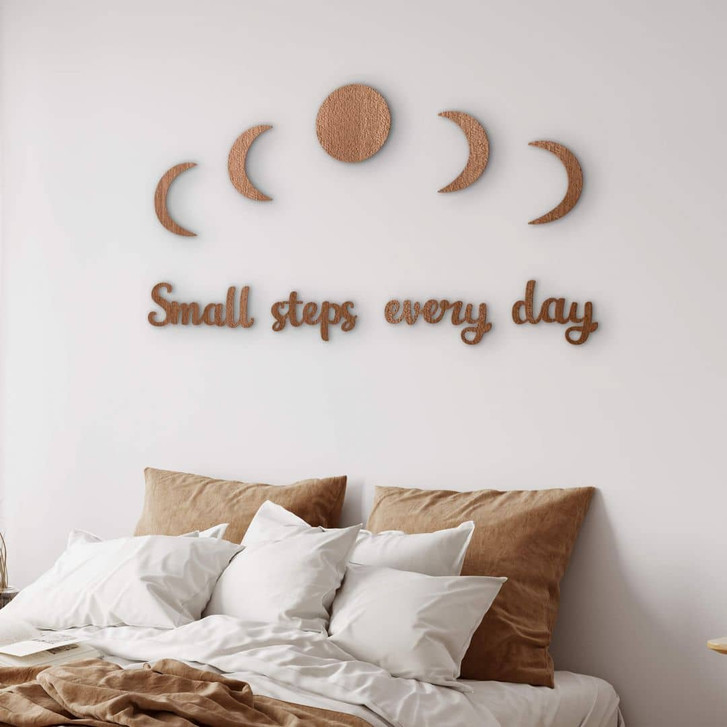 Holzdeko Mahagoni - Small steps every day - WA327083
