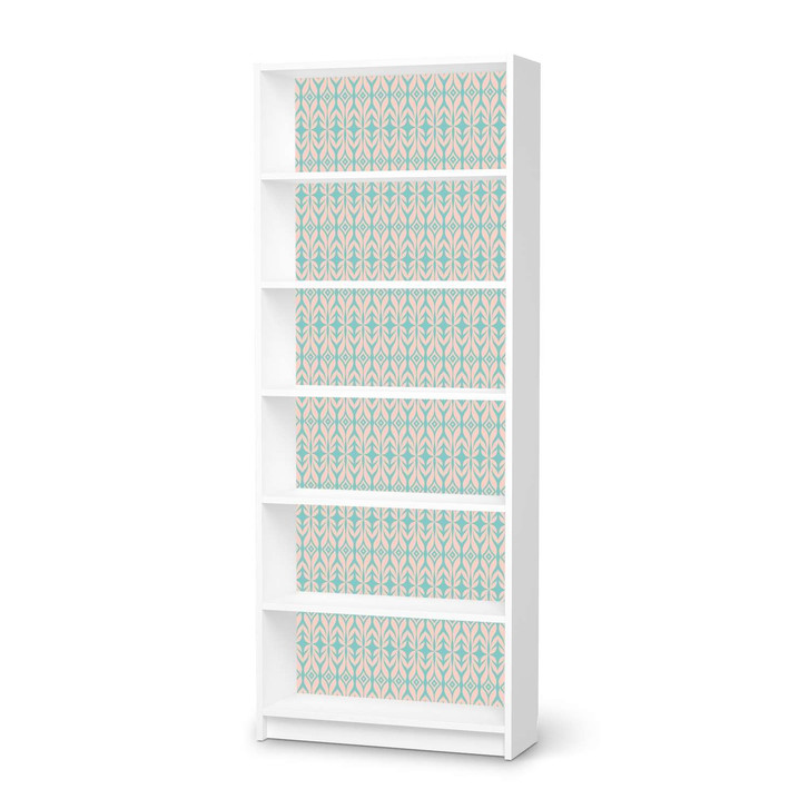 Klebefolie IKEA Billy Regal 6 Fächer - Fleur - CR111019